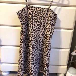 Cheetah print dress